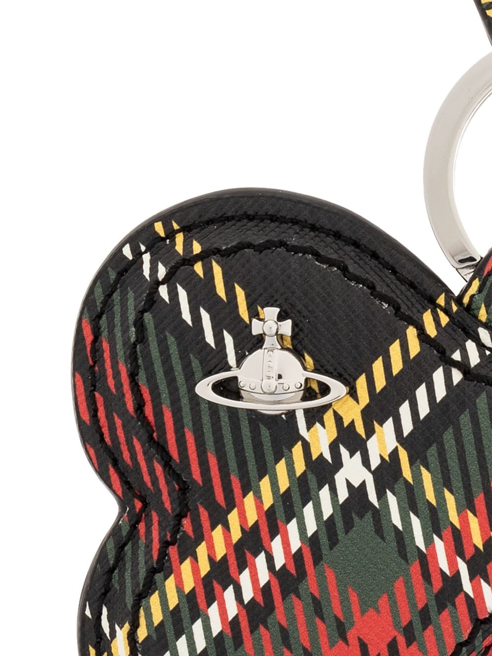 tartan-check keyring - 3