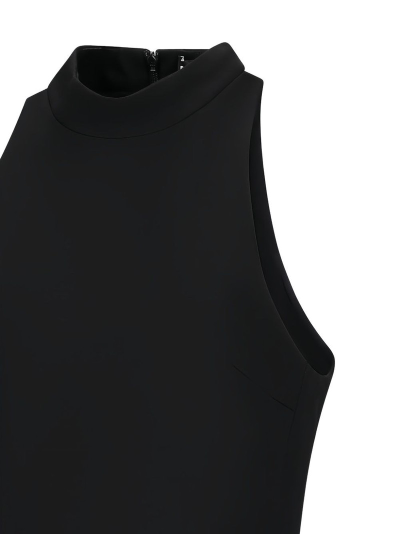asymmetric halterneck mini dress 3