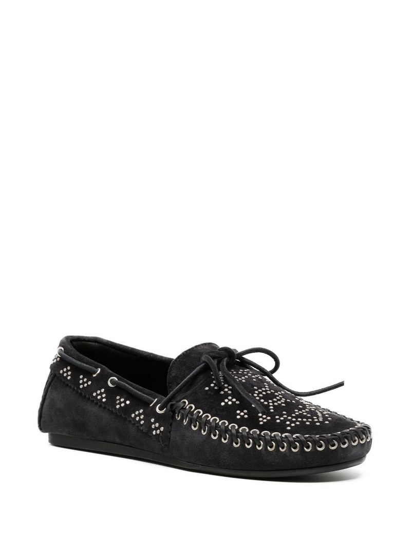 Isabel Marant stud-detailled round-toe loafers outlook