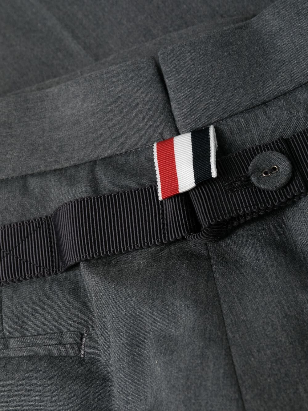 Thom Browne Men Fit 1 Gg Backstrap Trouser In Typewriter Cloth - 2