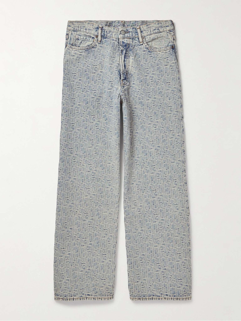 1981M Wide-Leg Monnogrammed Jeans - 1