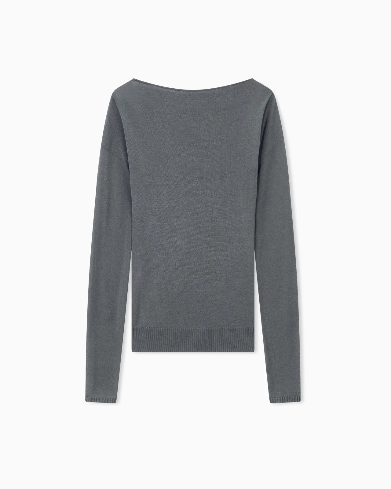 SWEATER SWEATERS SEAMLESS CASHMERE ROUND NECK LONG SLEEVE - 1