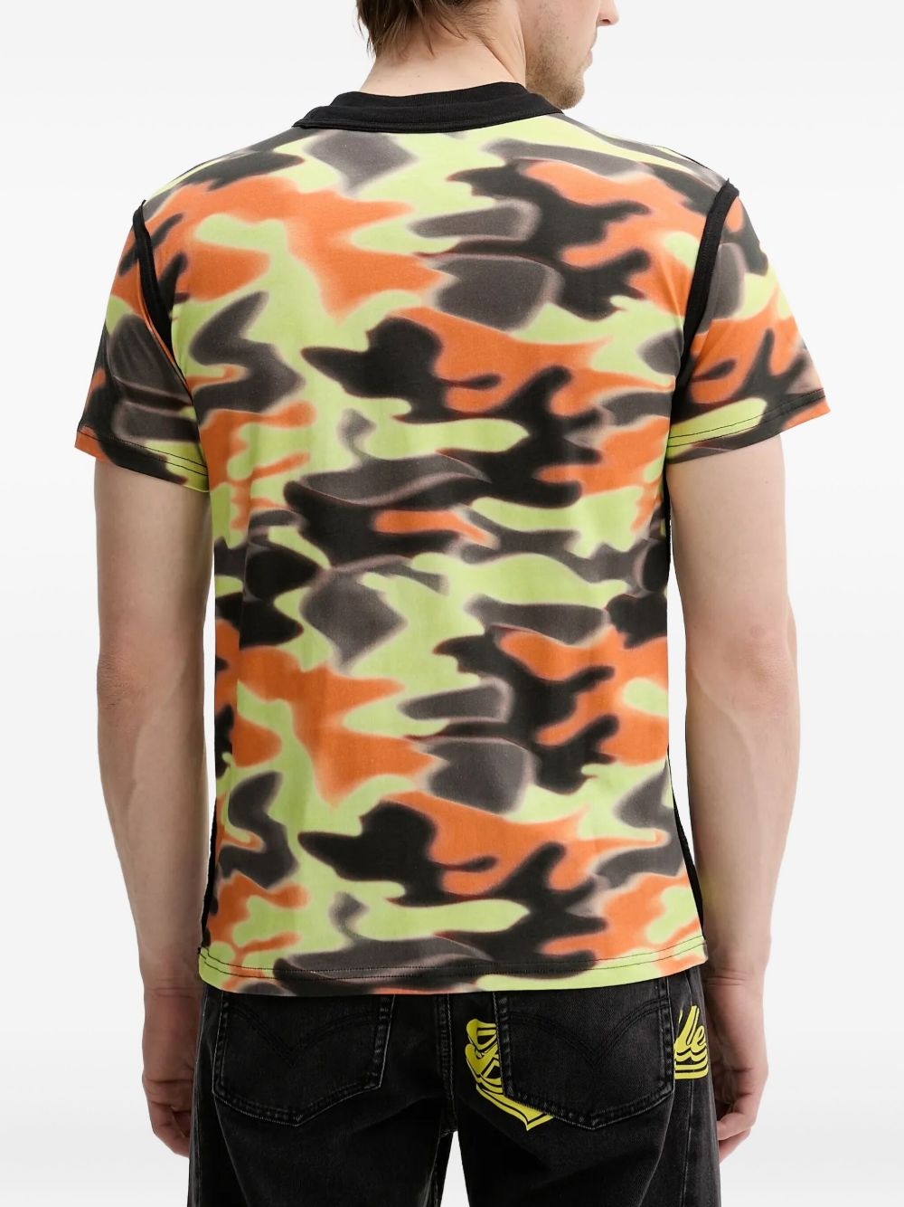 camouflage-print embellished T-shirt - 3