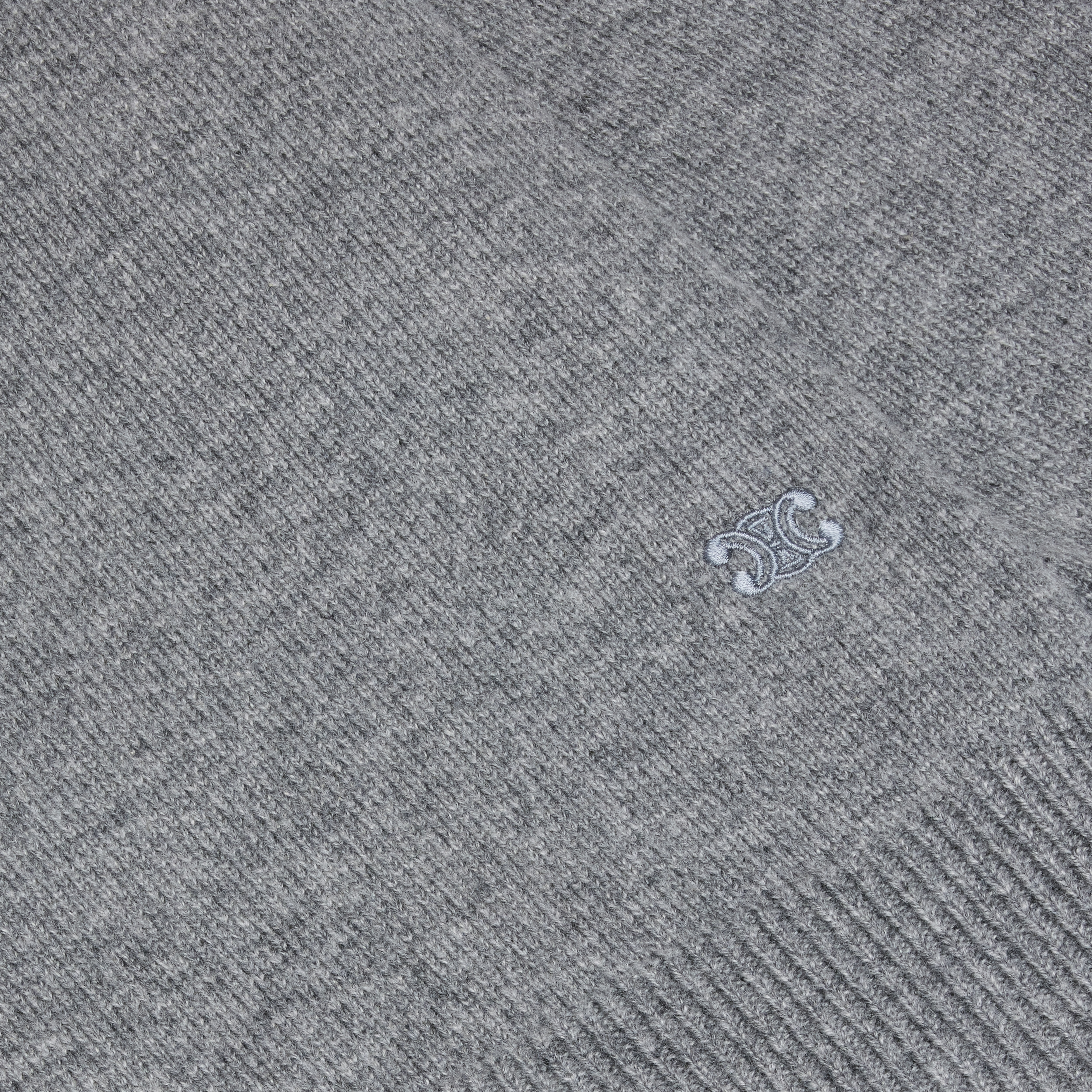 TRIOMPHE V-NECK SWEATER IN HERITAGE CASHMERE - 3