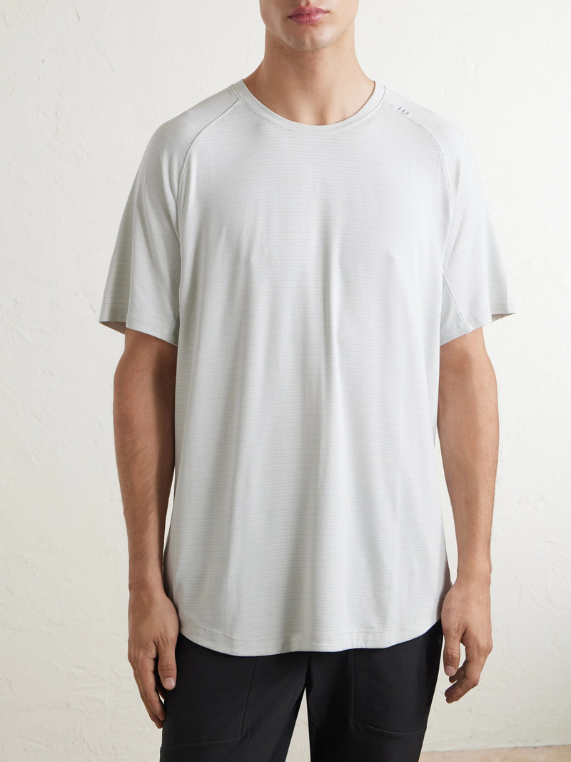 License to Train Striped Stretch Recycled-Jersey T-Shirt 3