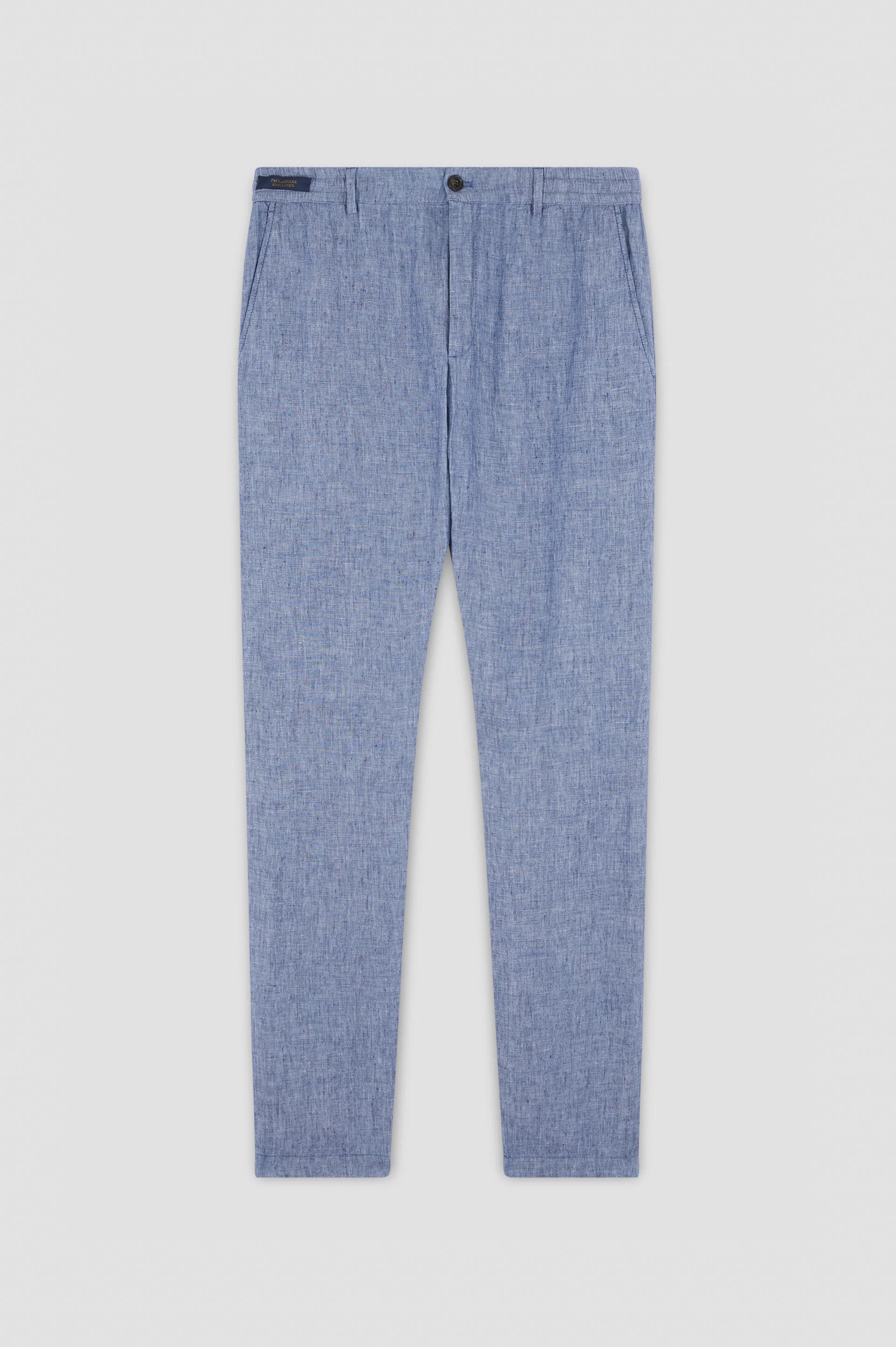 LINEN CHINO PANTS WITH DRAWSTRING - 1