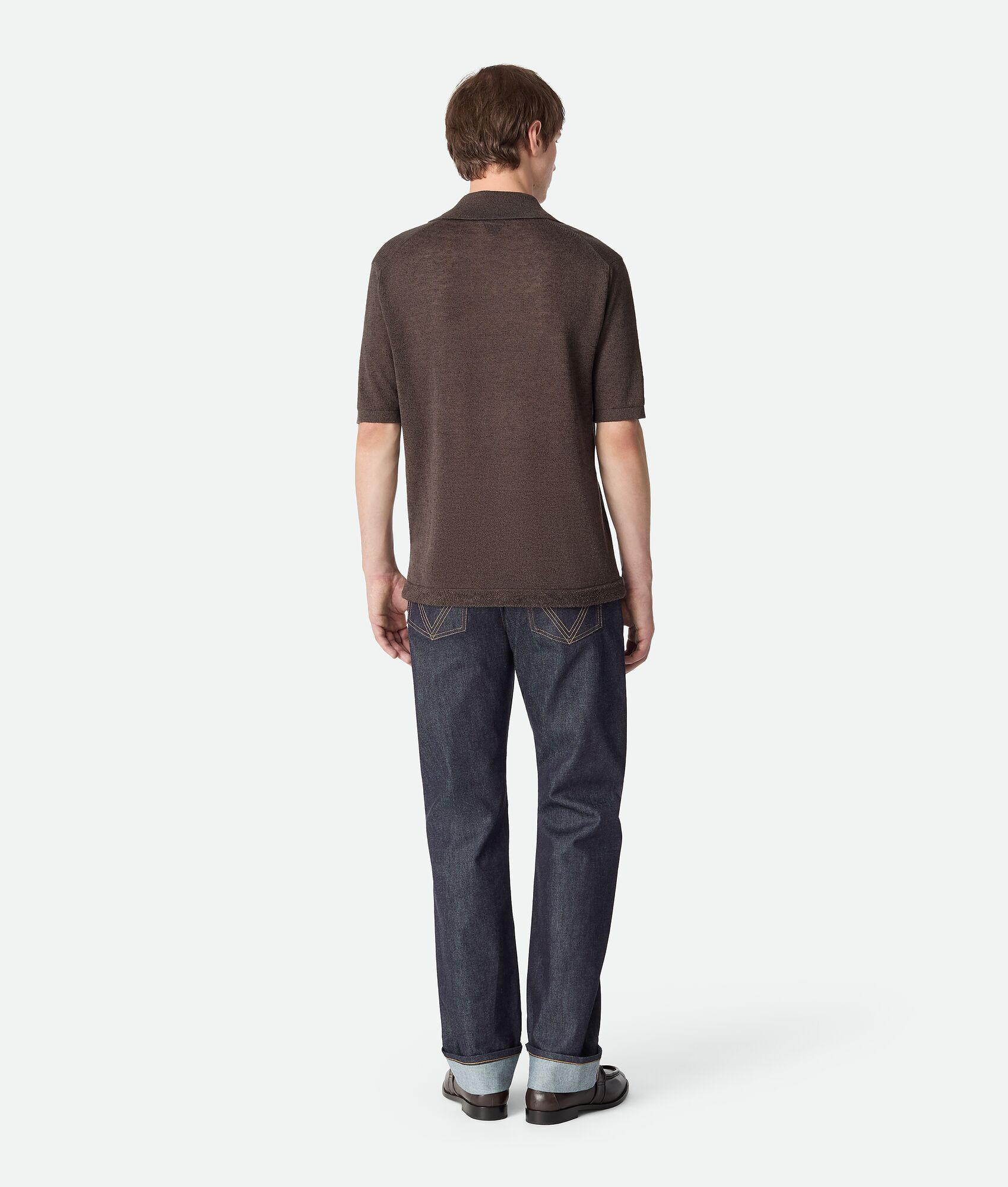 Raw Indigo Straight Jeans - 3