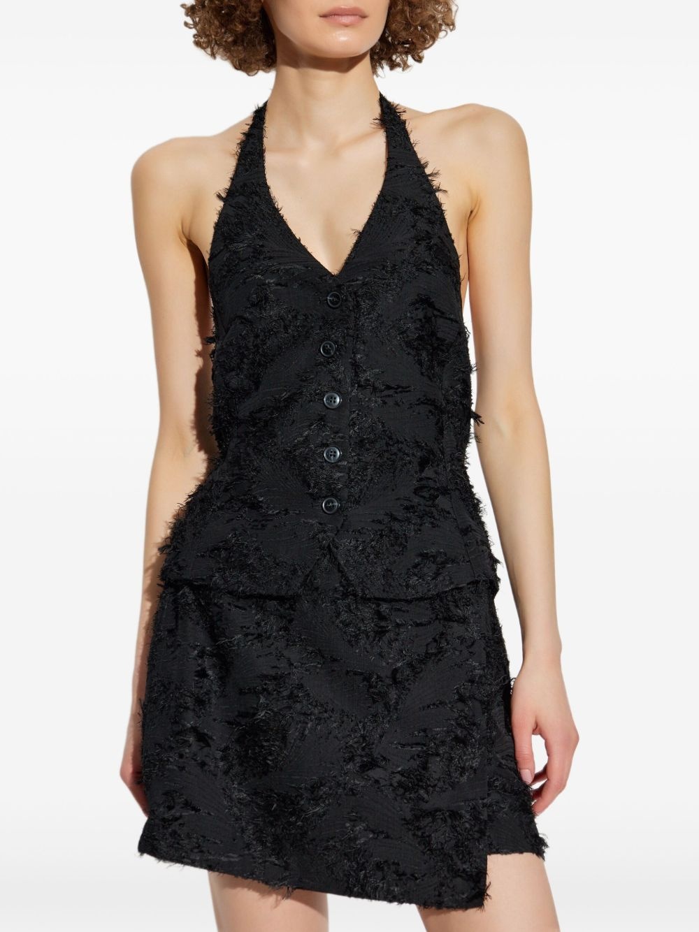 Salazio feathered halterneck top - 3