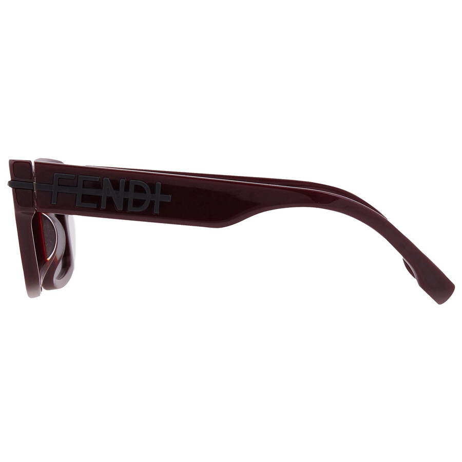 Fendi Smoke Browline Men's Sunglasses FE40091U 69A 54 - 4