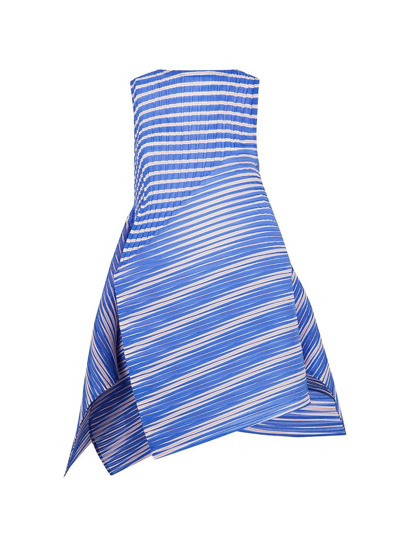 ISSEY MIYAKE striped dress outlook