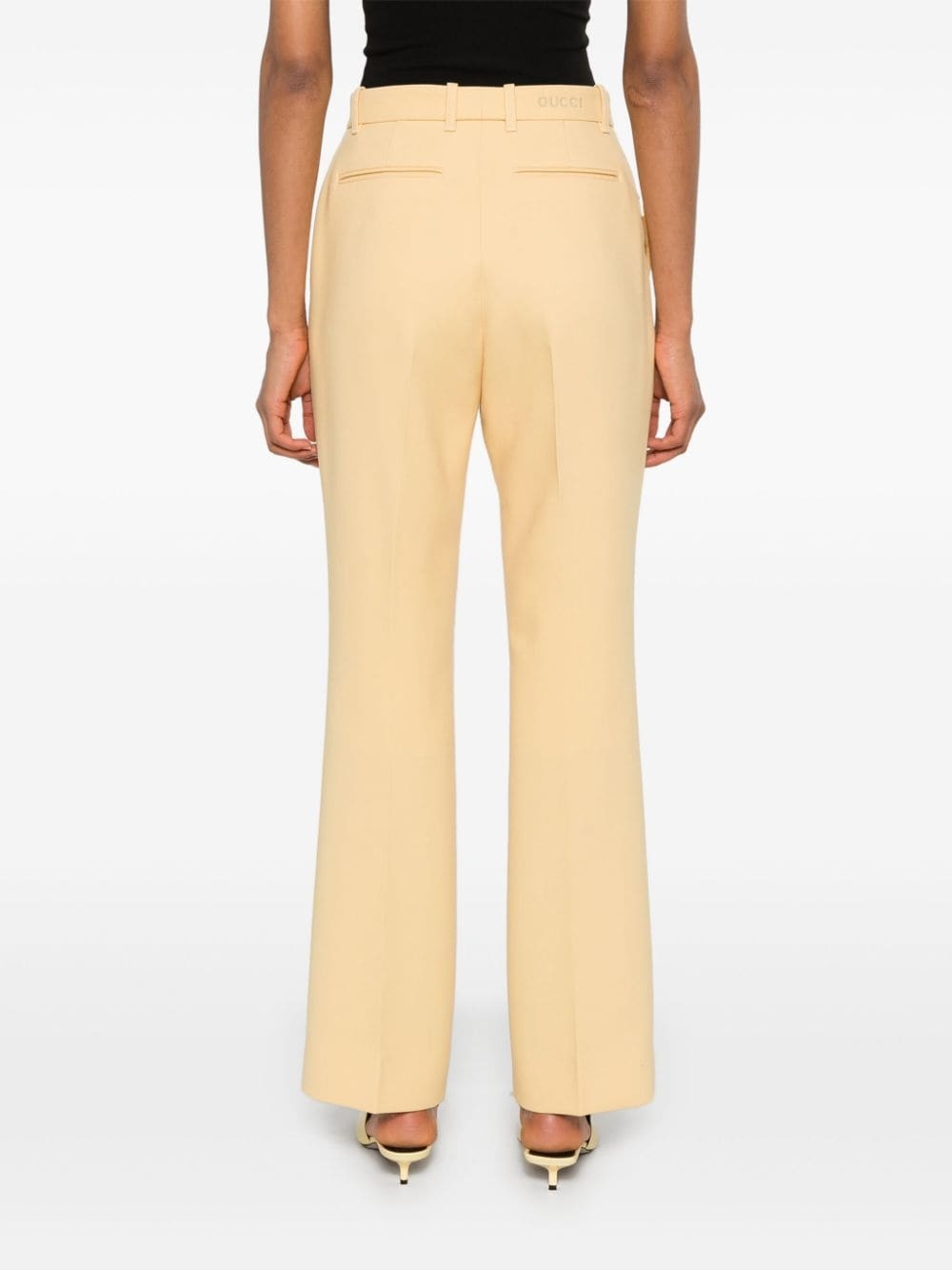 crepe wool trousers - 4