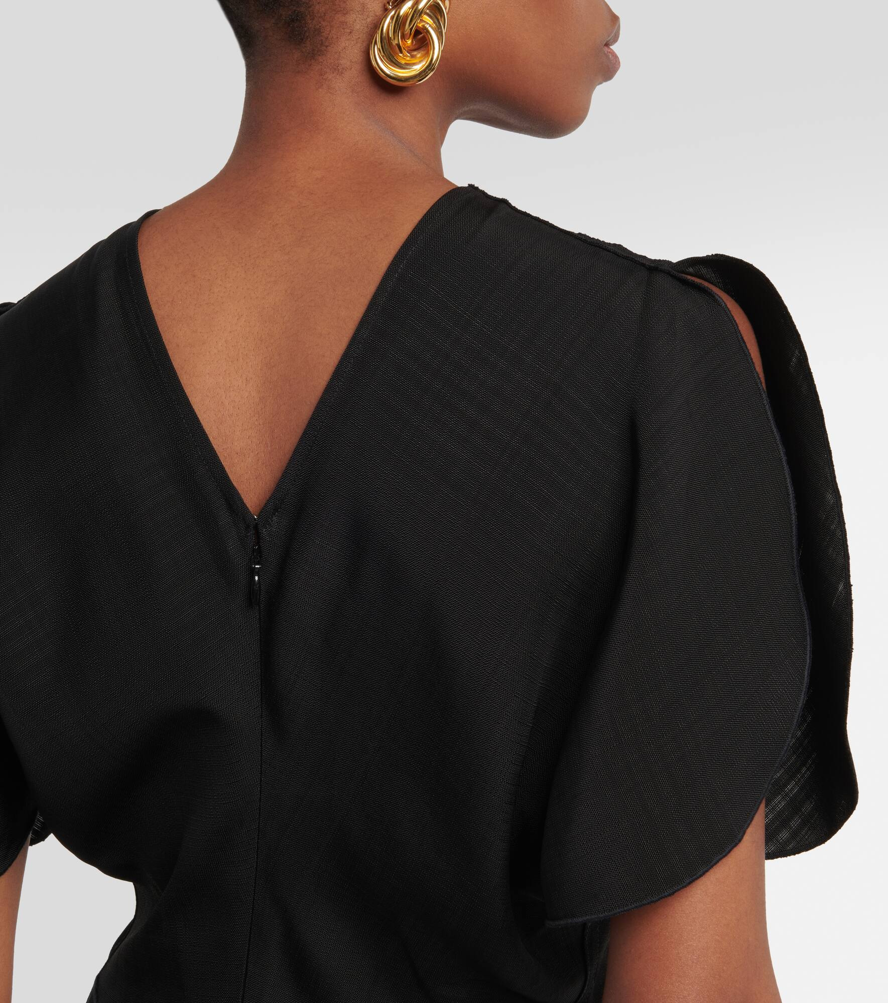Ruched midi dress - 6