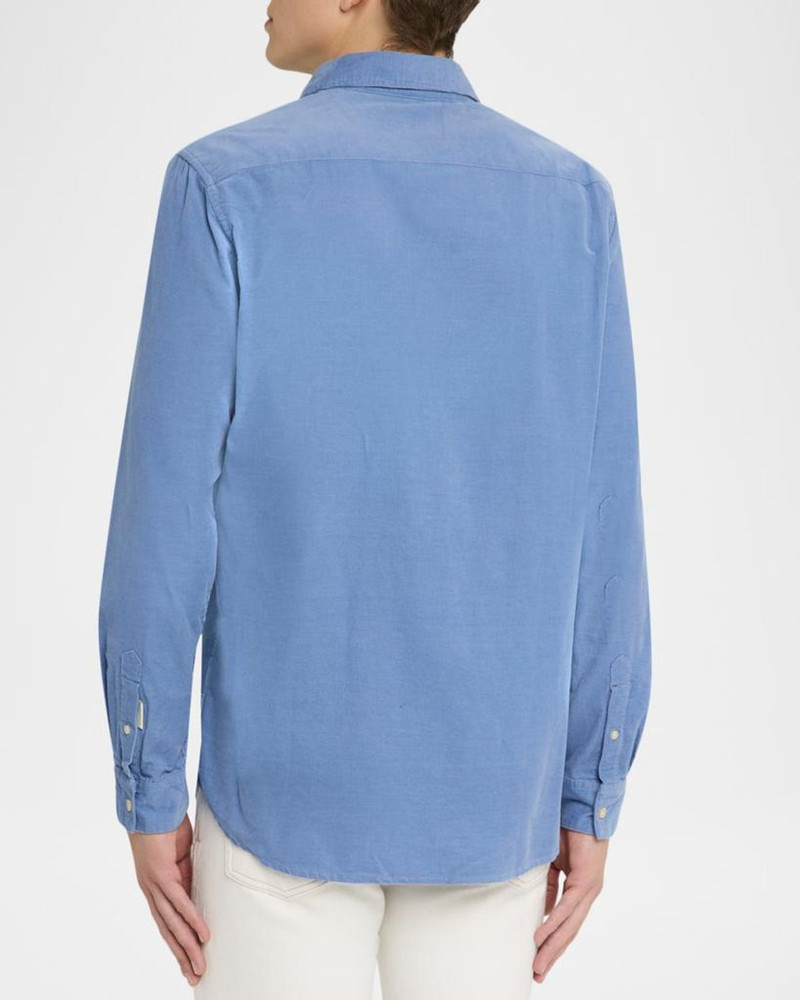 Men's Lightweight Corduroy Classic-Fit Button-Down Shirt 3