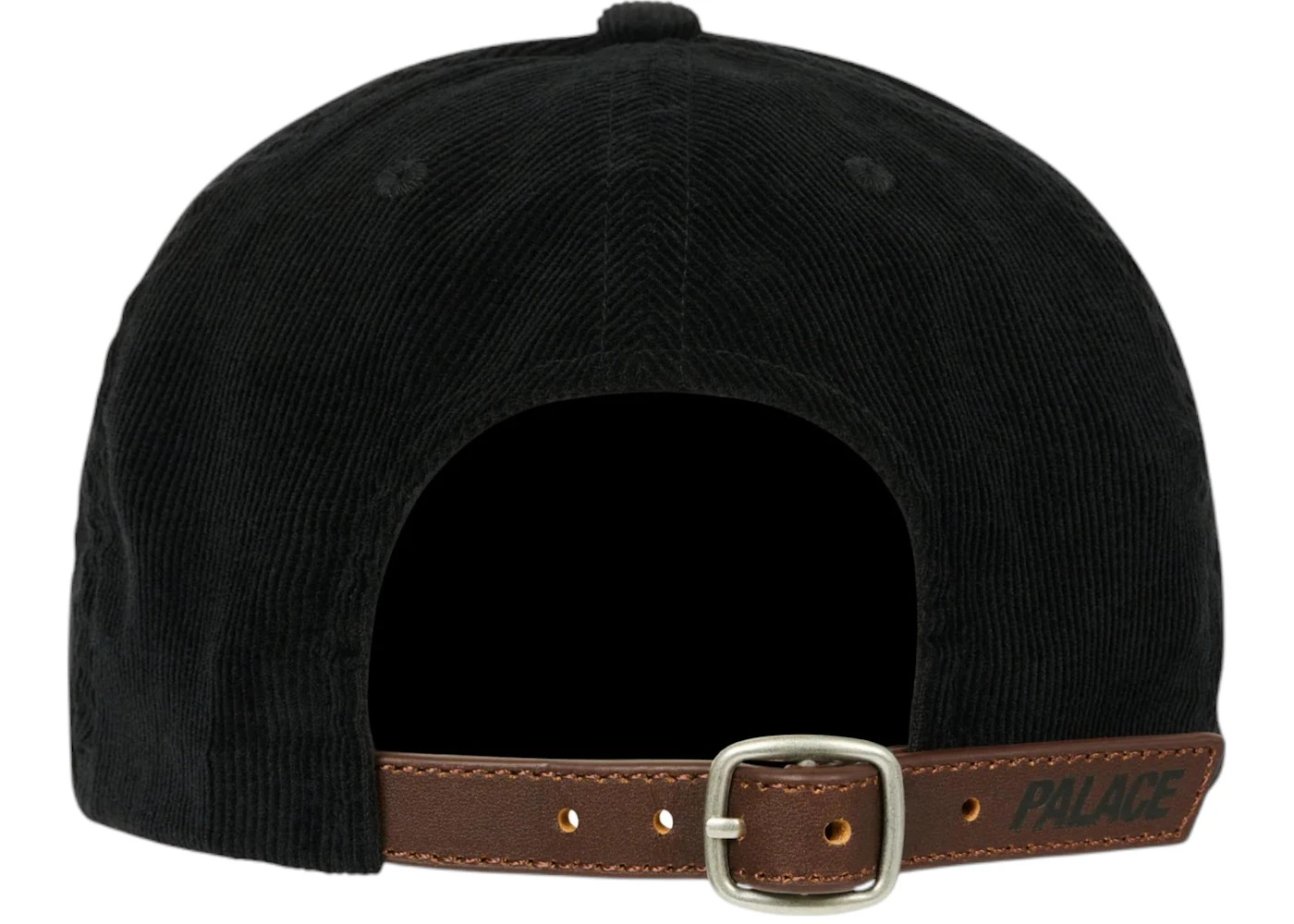 Palace Washed Cord 6-Panel Black - 2