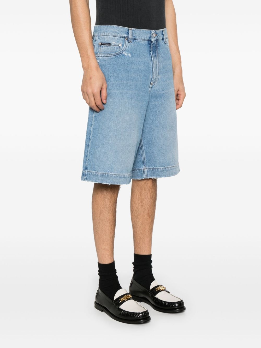 denim shorts - 3