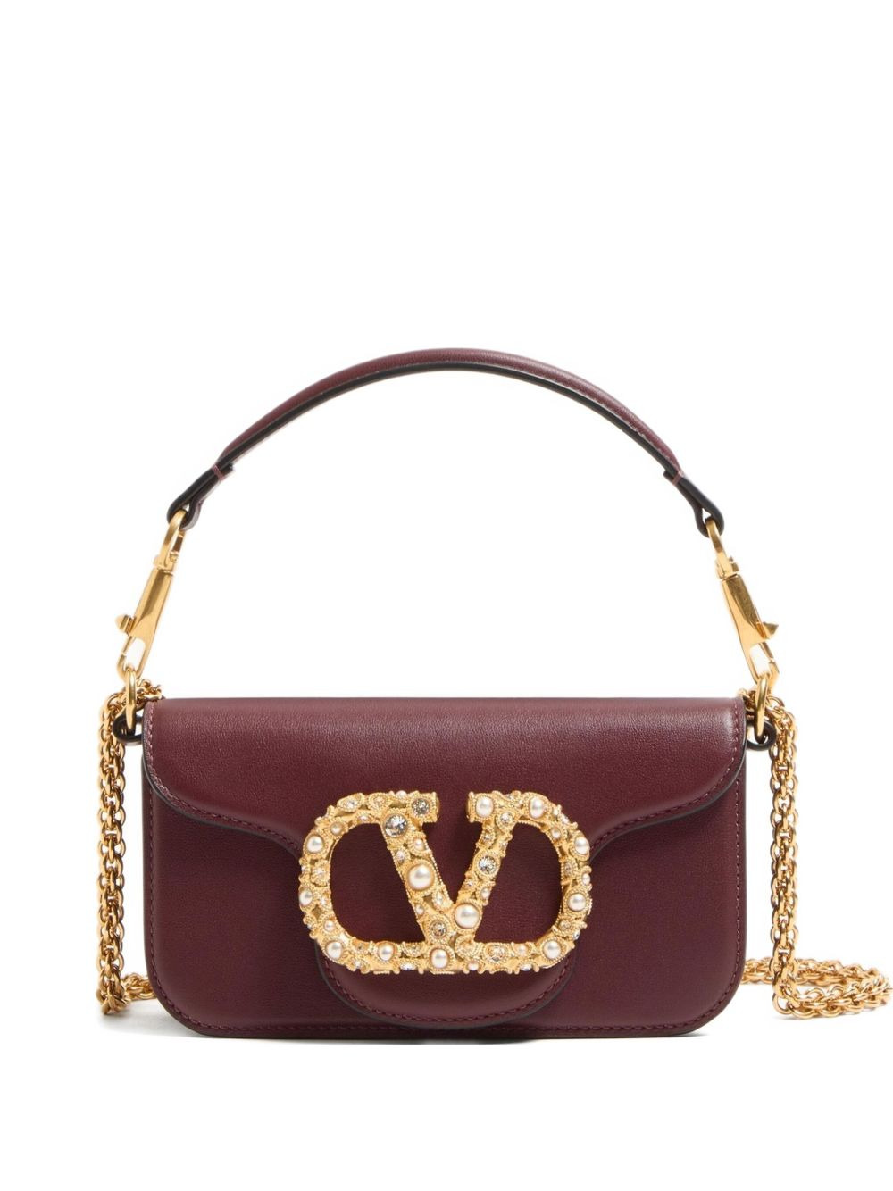 Valentino Garavani Locò small leather shoulder bag - 1