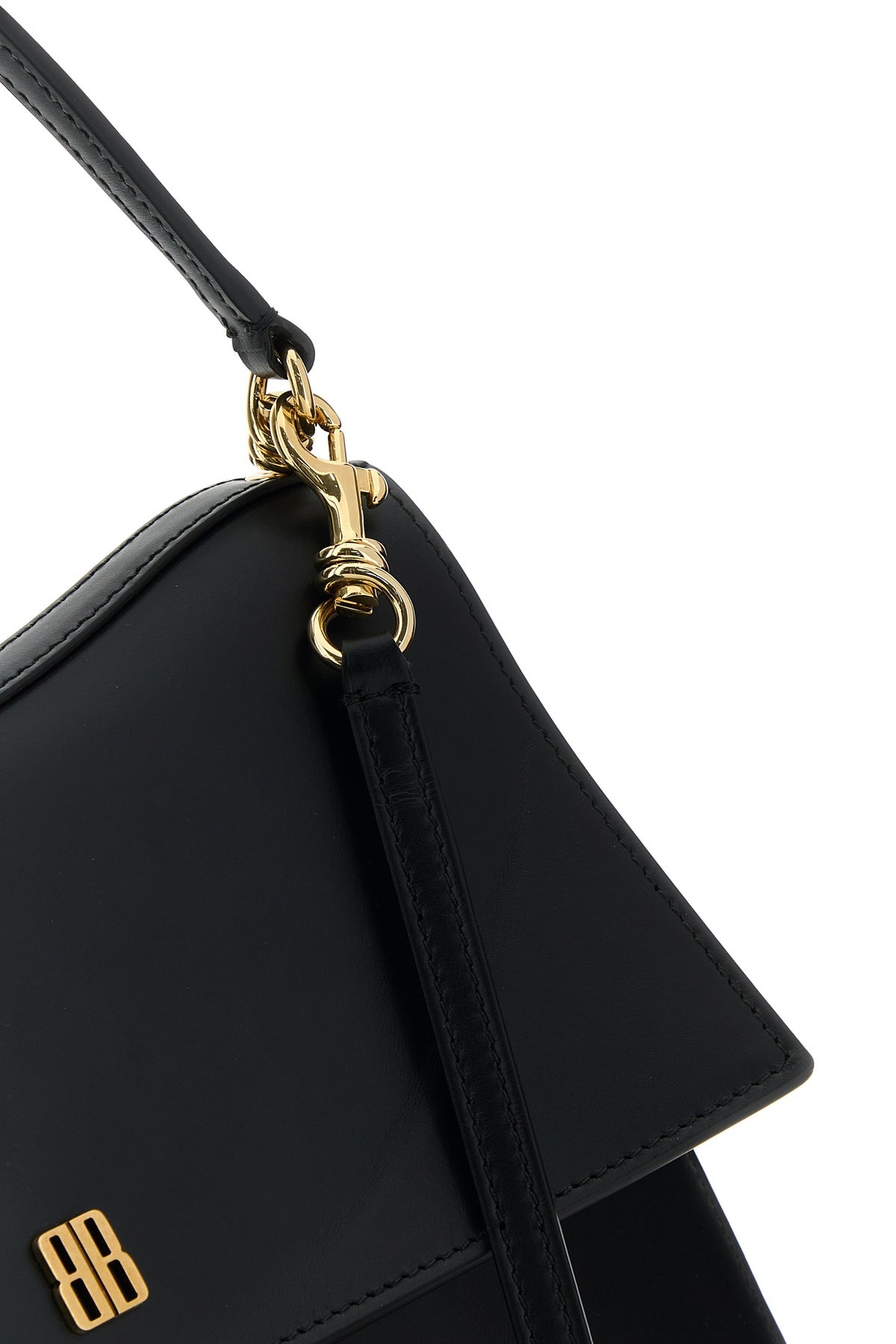Black leather medium Nano handbag - 4