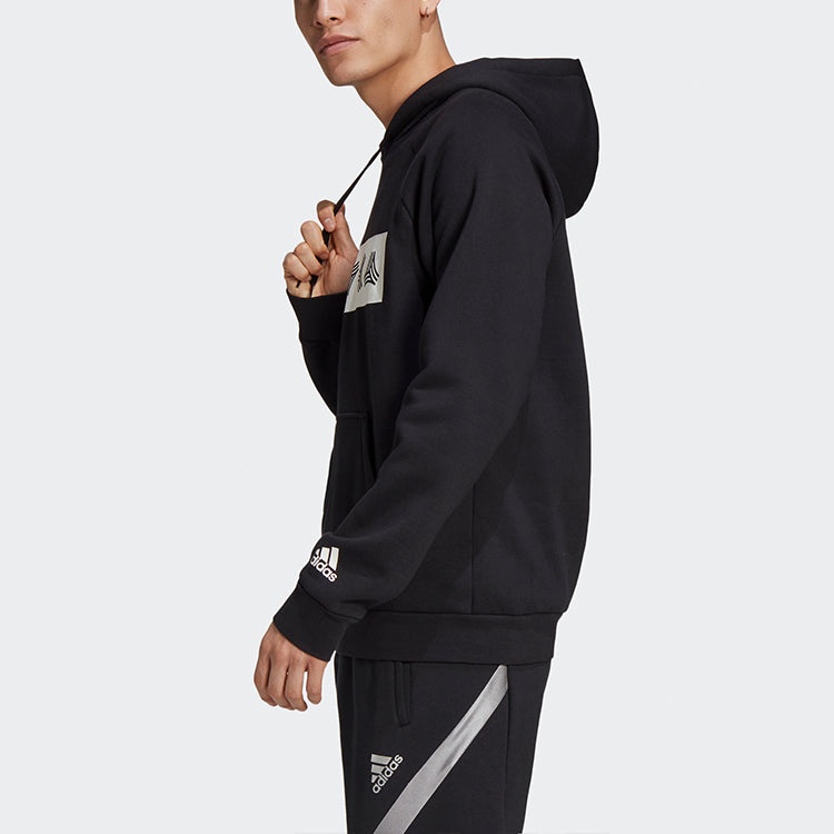 adidas Tan Sw Hoody Soccer/Football Sports Training Pullover Black FS5049 - 5