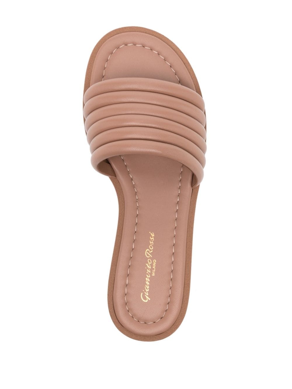 strappy slip-on platform sandals - 4