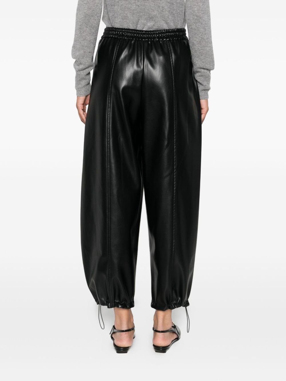 elasticated-waistband rousers - 4