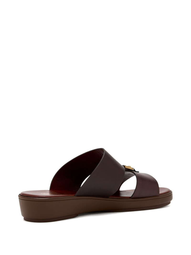Brunello Cucinelli buckle strap sandals outlook