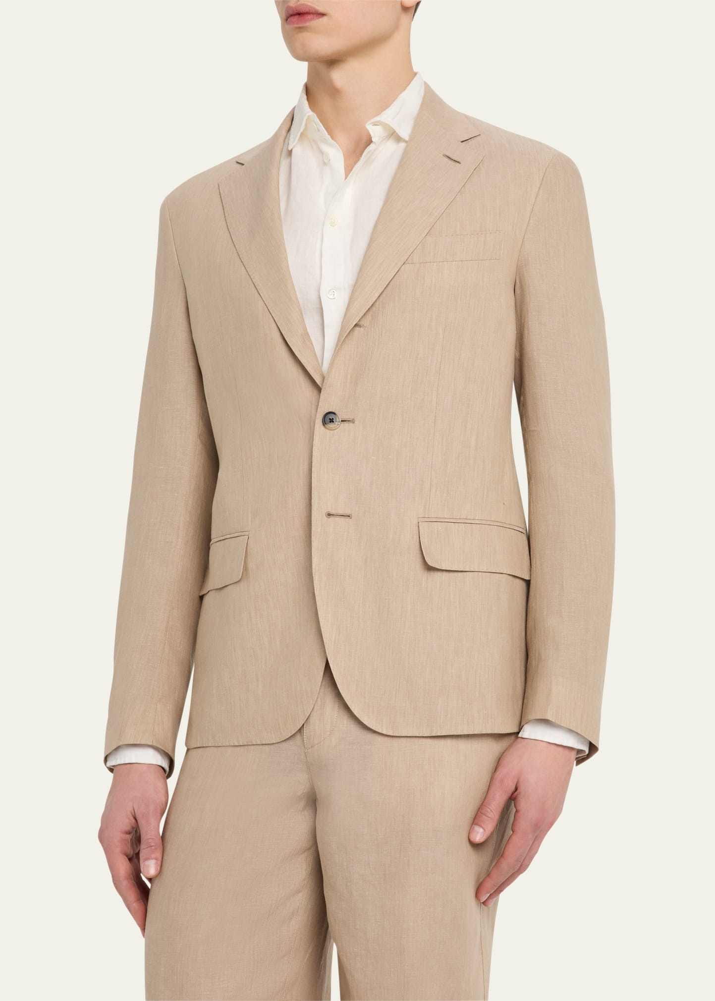 Men's Torino Linen Single-Breasted Sport Coat - 4