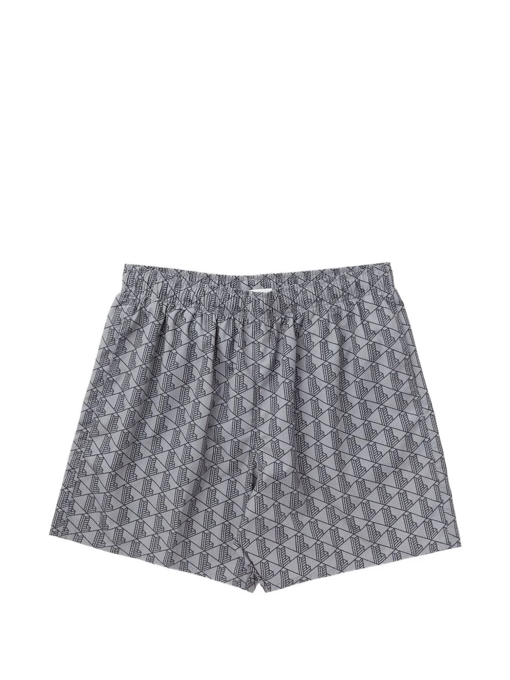 geometric-print swim shorts - 1