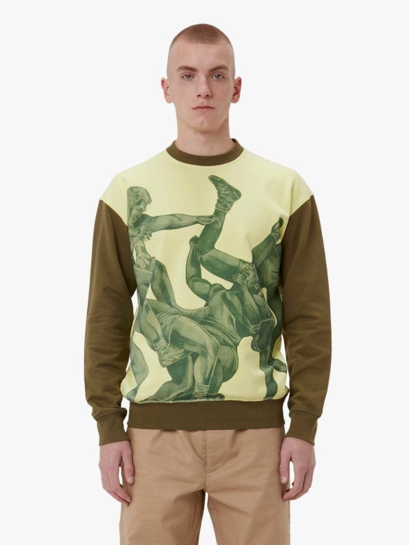 JW Anderson POL ANGLADA PRINT SWEATSHIRT outlook