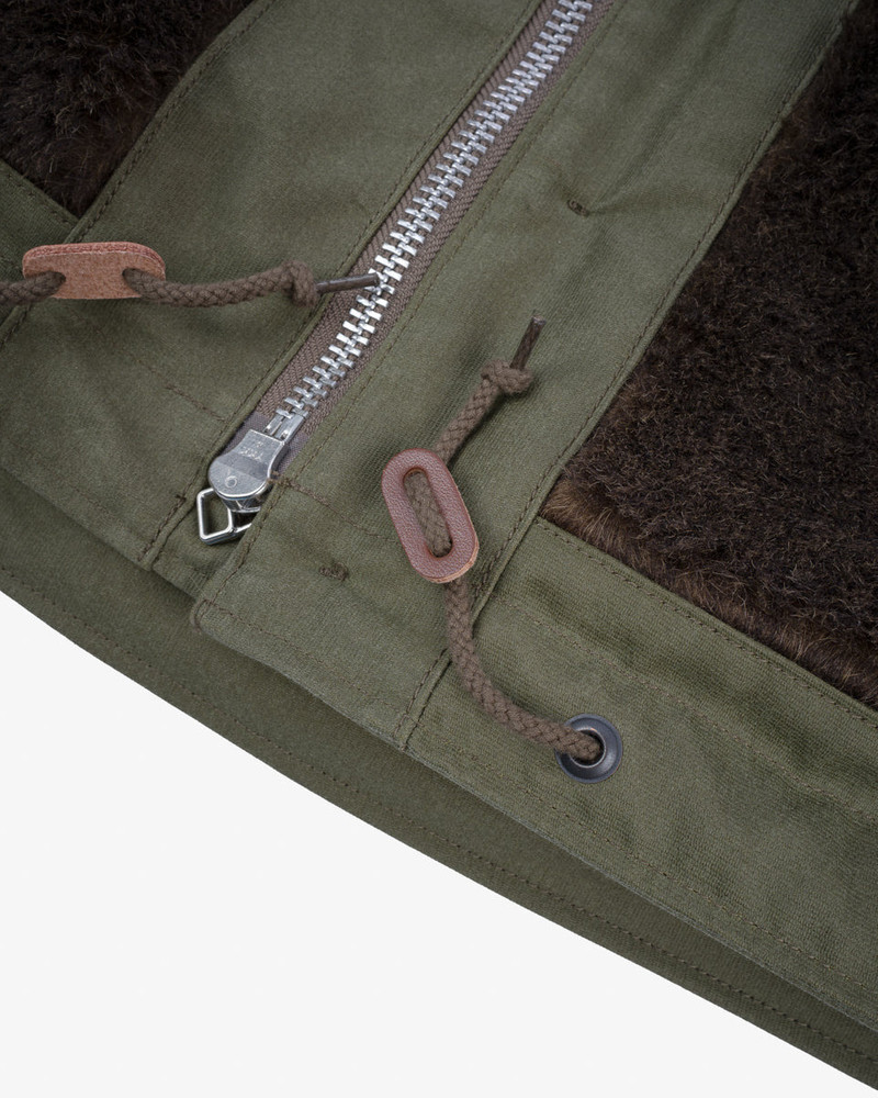 OILED WHIPCORD N1 DECK JACKET - ARMY GREEN 17