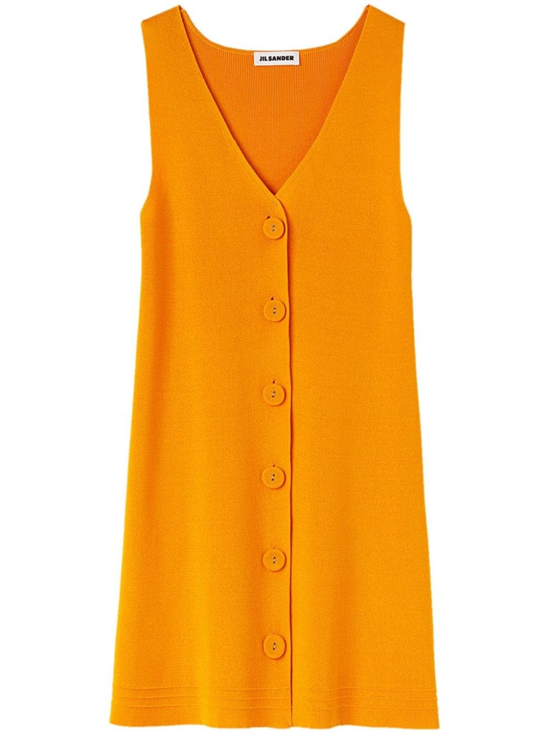 V-neck knitted minidress 1