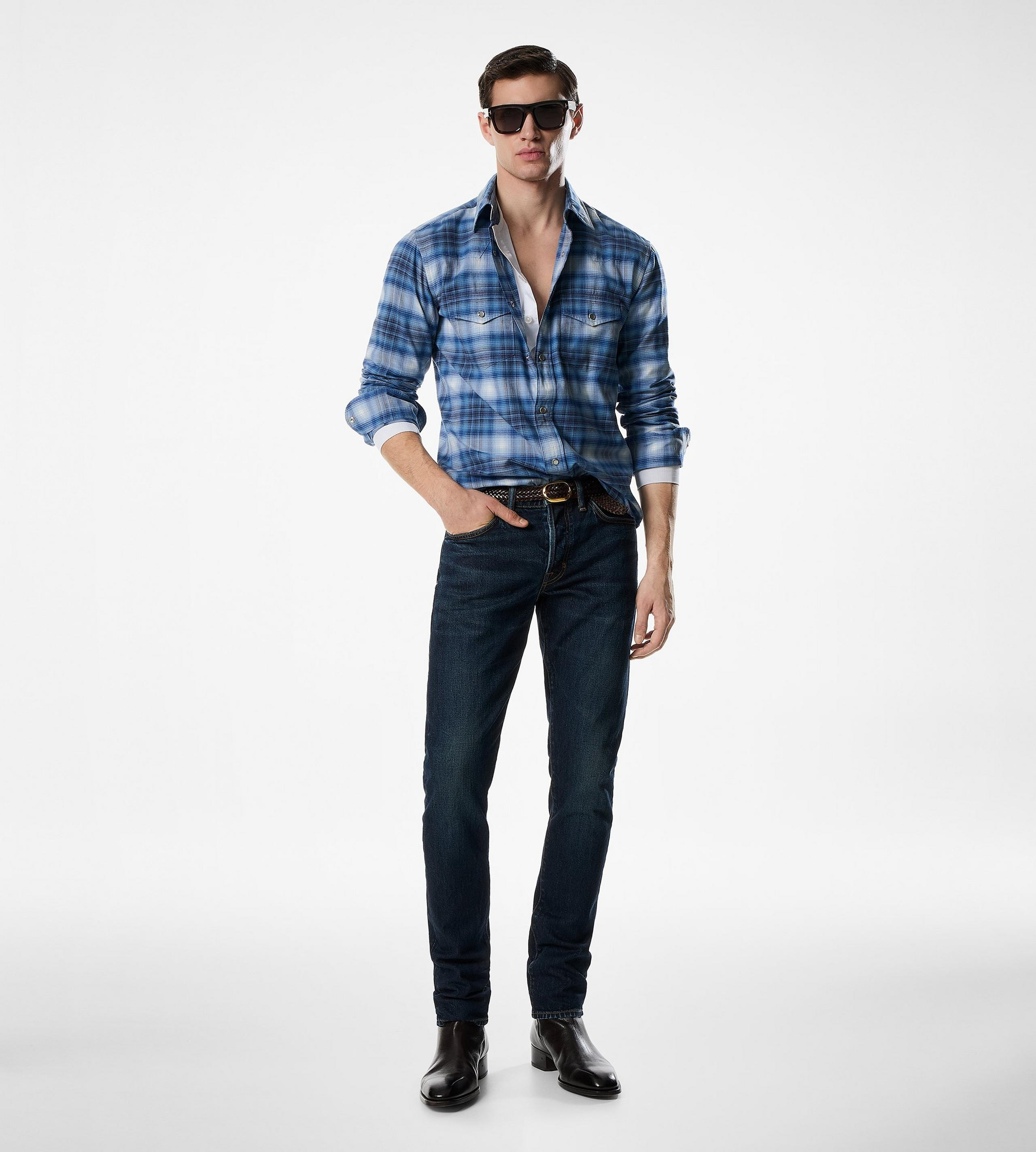 CHECK WESTERN SHIRT - 2