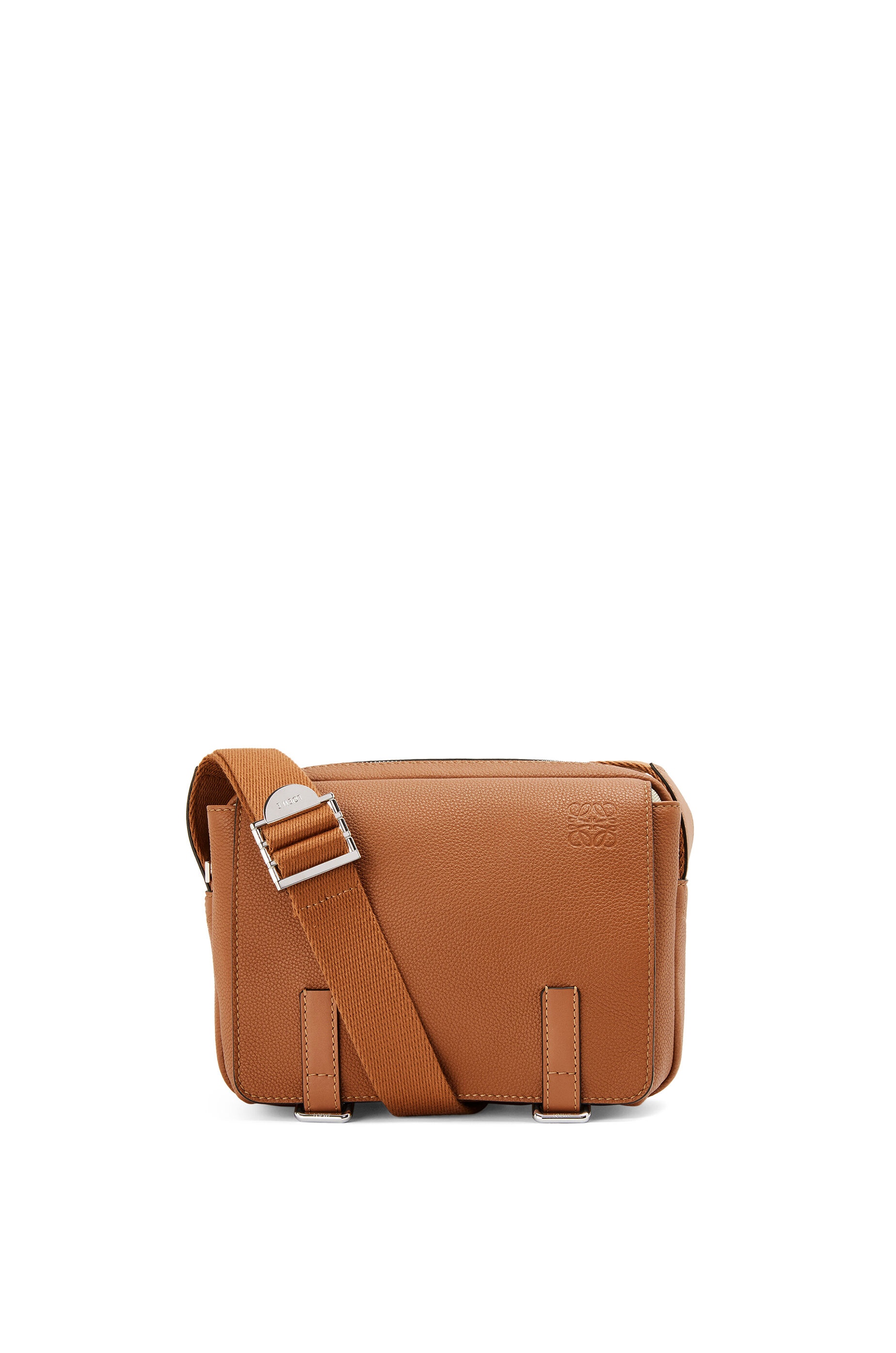 XS Military messenger bag in soft grained calfskin - 1