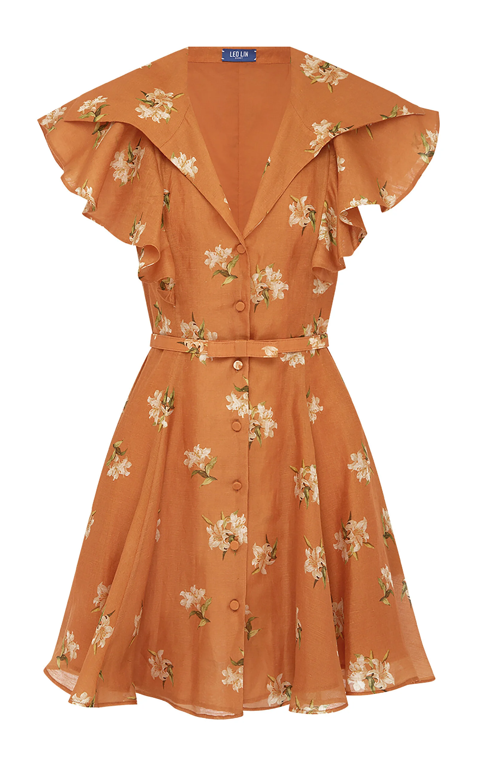 Isla Mini Dress orange - 1