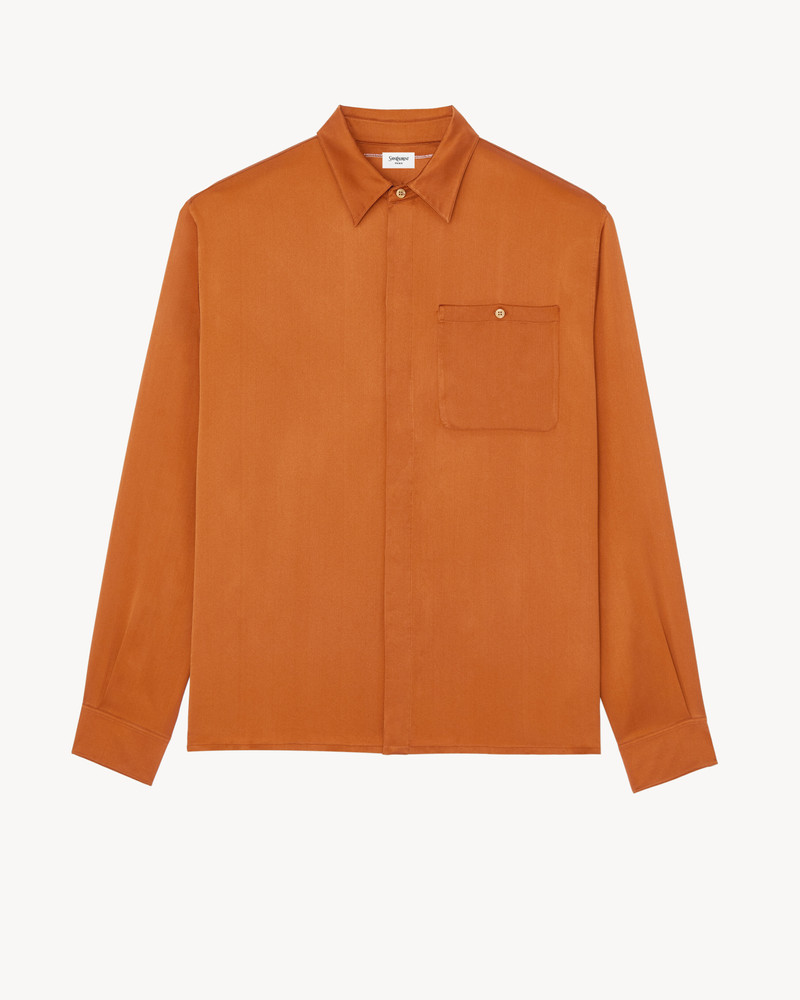 SHIRT IN SILK SATIN 1