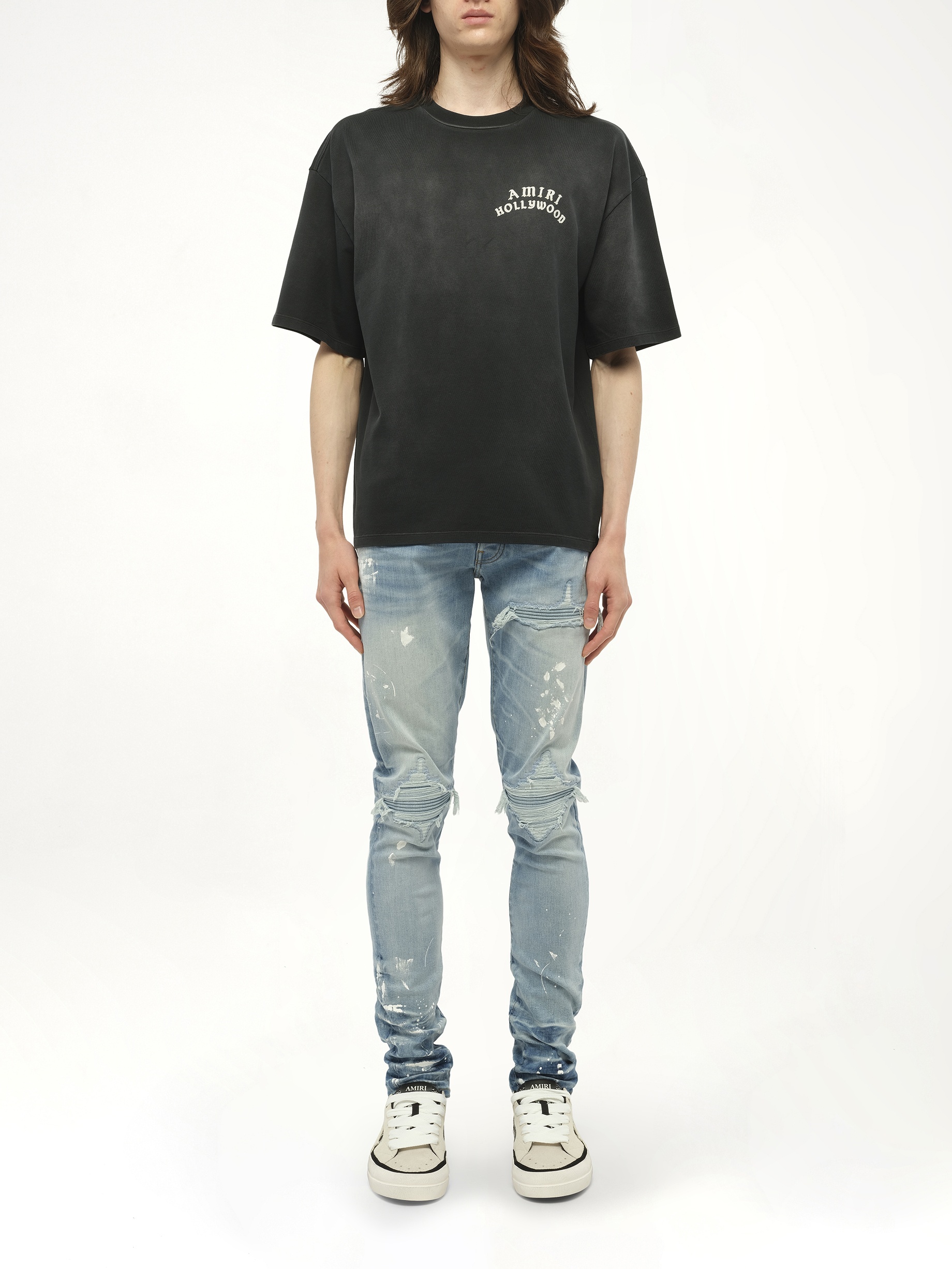 Amiri Hollywood Oversized T-Shirt in Black - 7