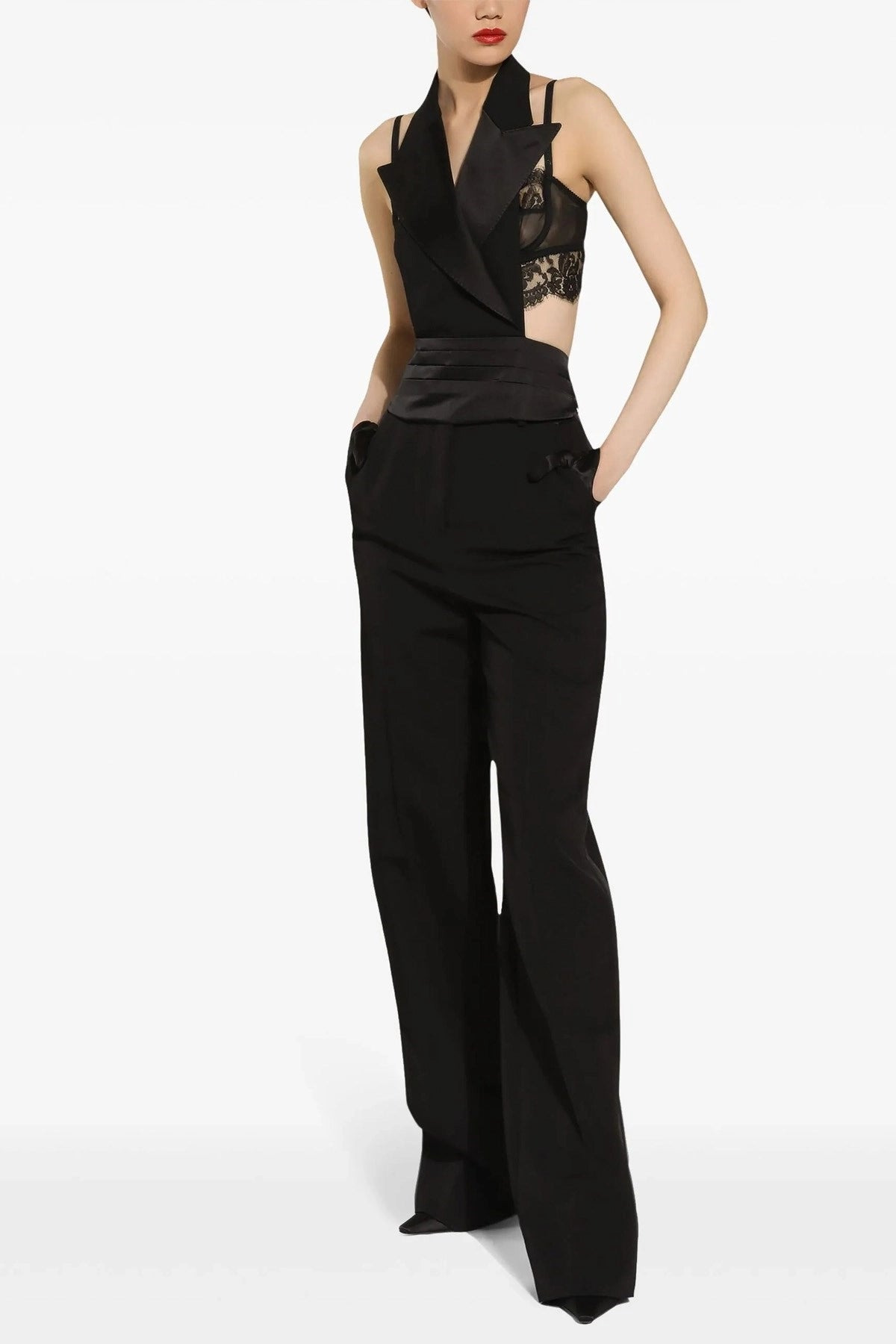 Dolce & Gabbana Women Double-Breasted Bare Back Vest - 2