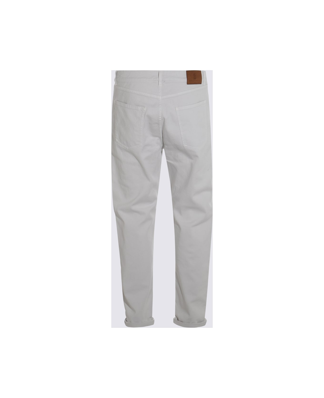 White Cotton Pants - 2