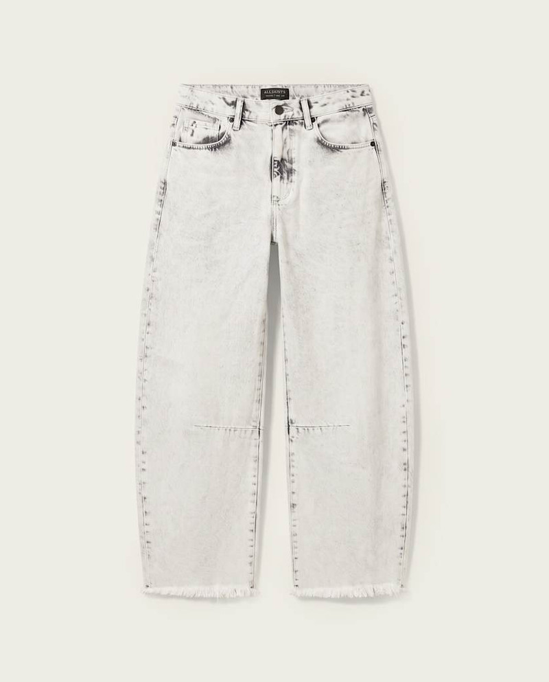 PAYTON HIGH WAISTED BARREL LEG DENIM JEANS 1