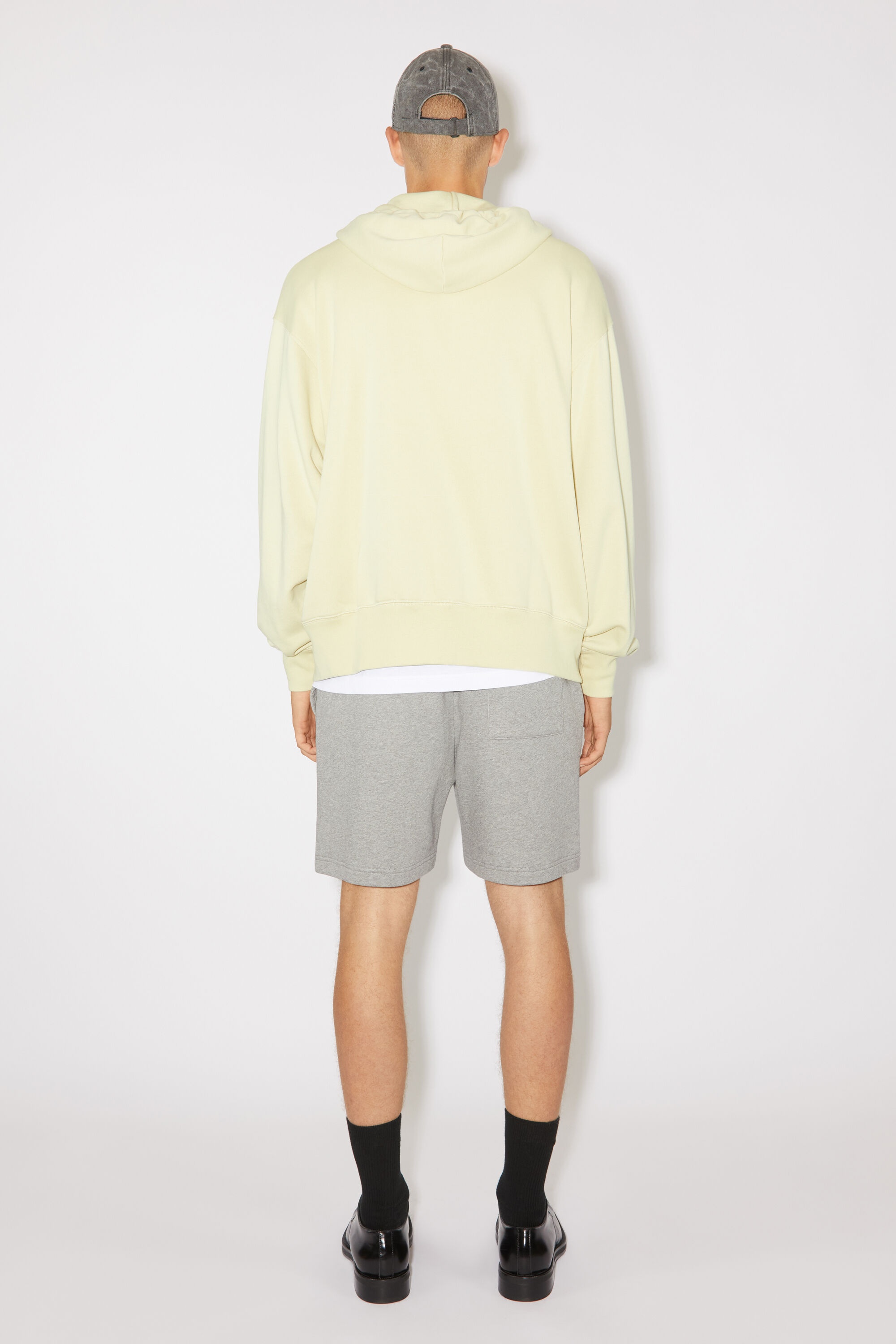 Hooded zip sweater - Sand/green - 3