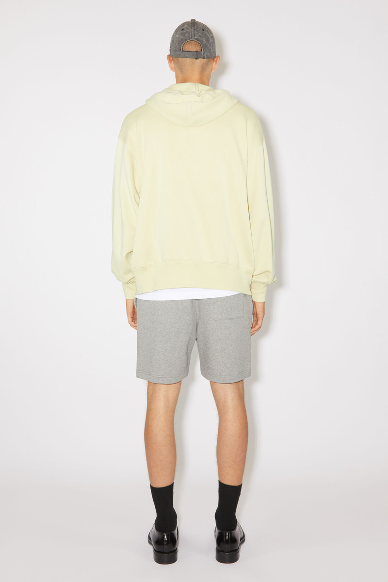 Hooded zip sweater - Sand/green 3