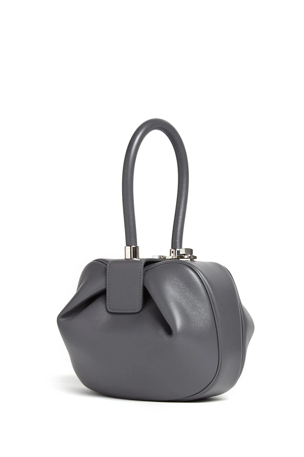 Nina Bag in Charcoal Nappa Leather - 1