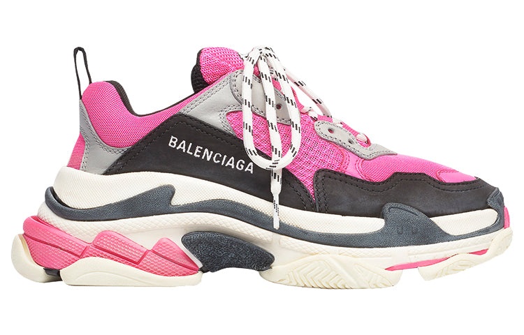 (WMNS) Balenciaga Triple S 'Fluo Pink' 524039W09OH6470 - 2