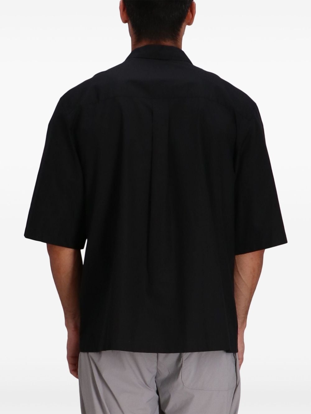 Barcode poplin shirt - 4