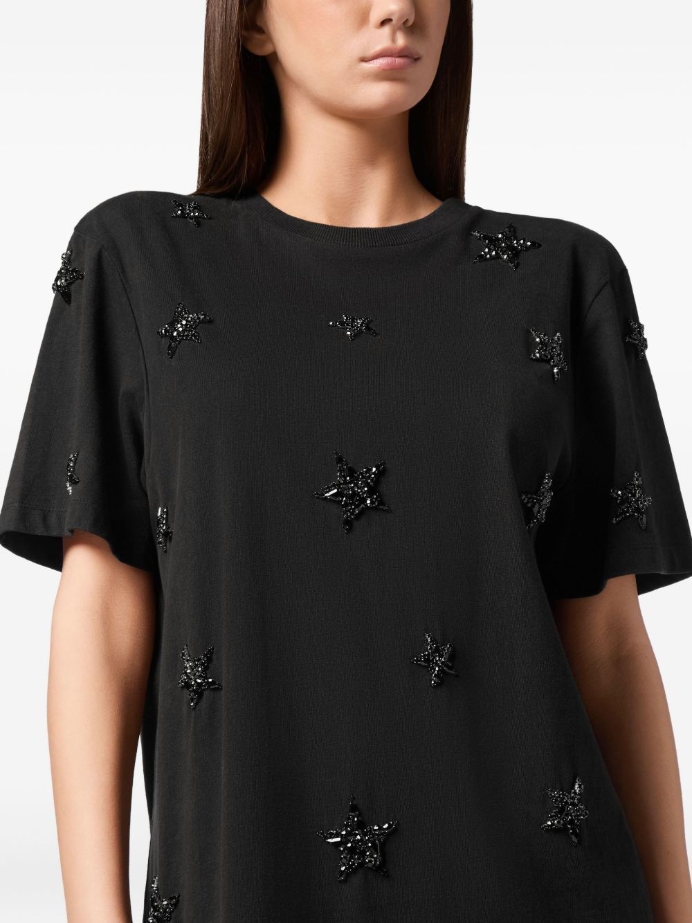 star-embellished mini dress - 5
