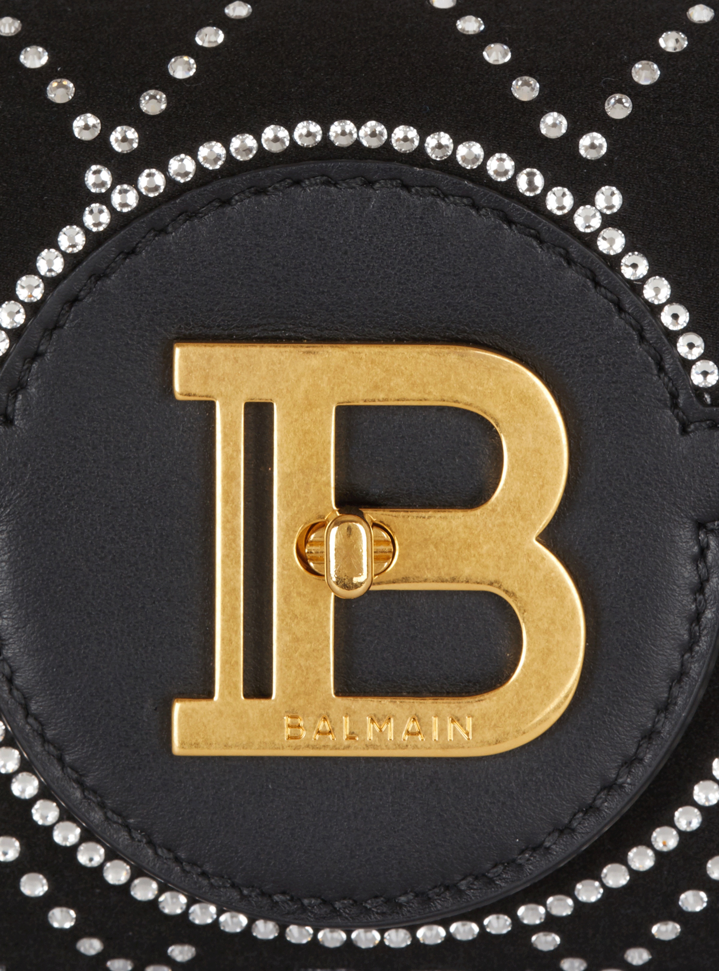 B-Buzz Pouch 23 satin and crystals clutch - 7