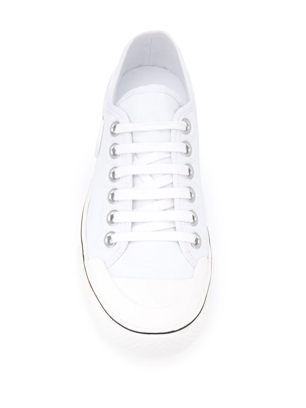 low-top lace-up sneakers - 4