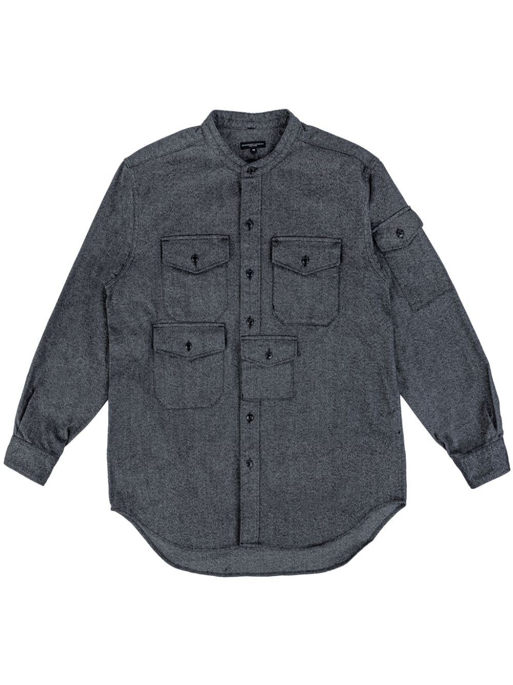 North Western band-collar shirt - 1