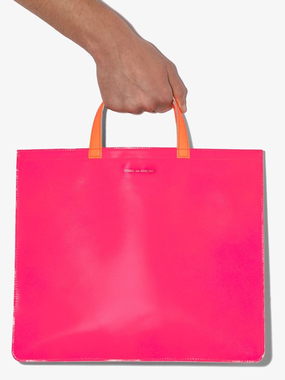 colour-block square tote bag - 6