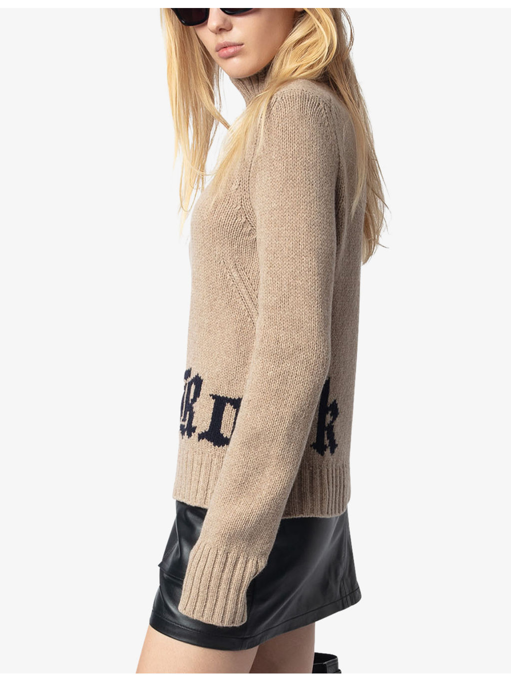 Nalma text-intarsia merino wool jumper - 3