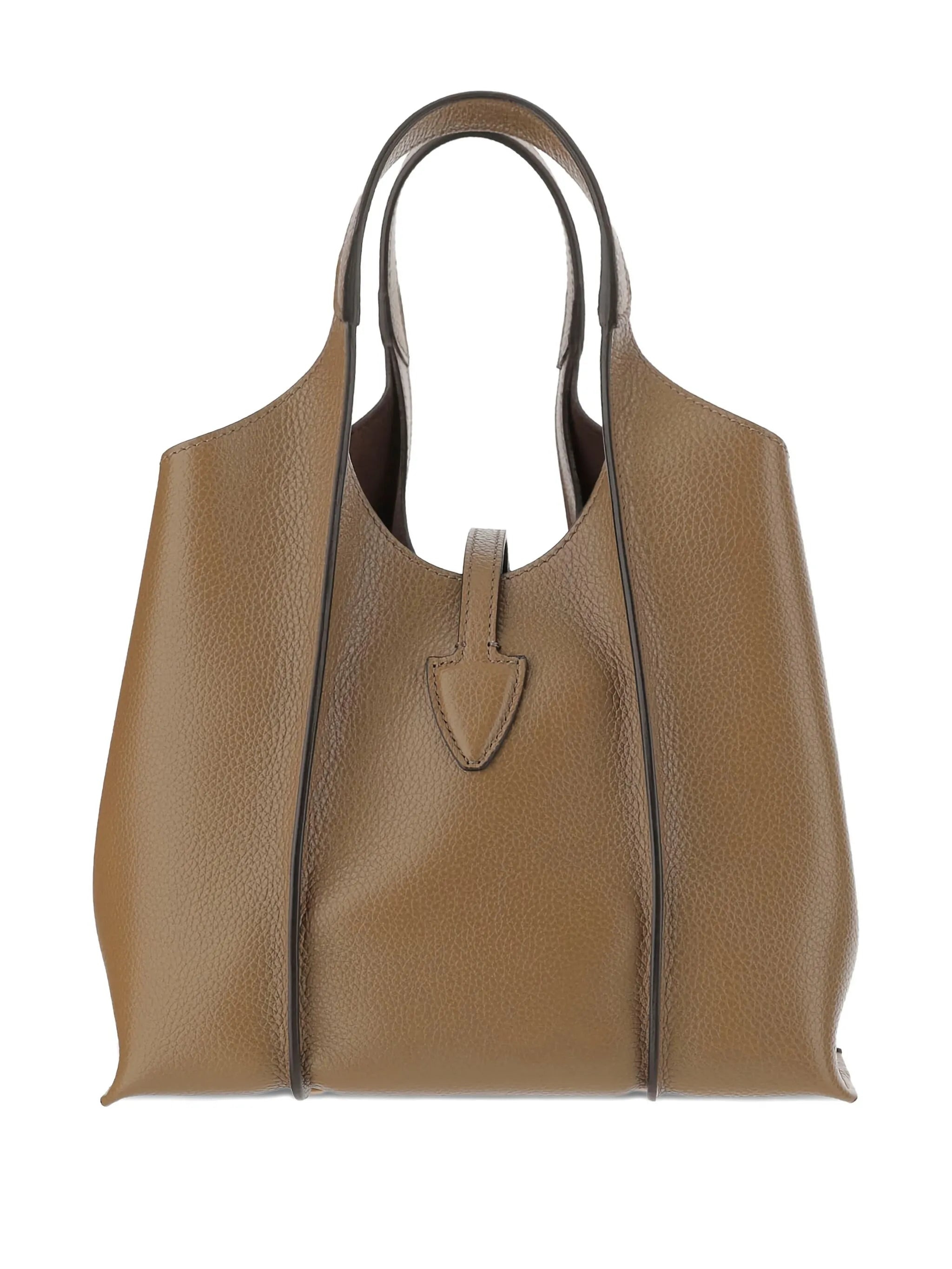 leather T-buckle shoulder bag - 2
